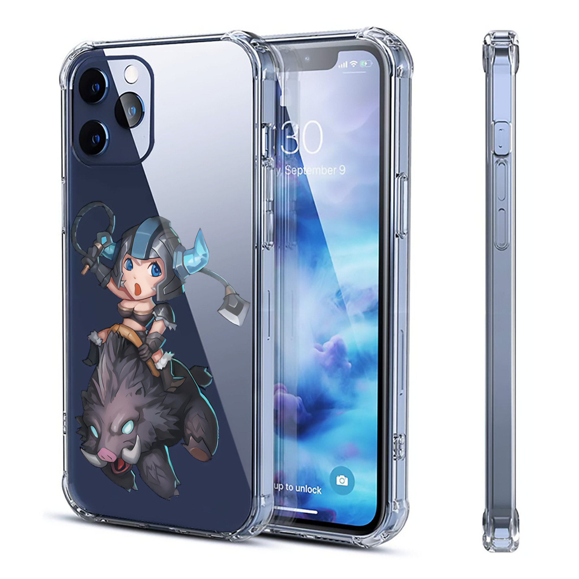 （画像用） リーグ・オブ・レジェンド League of Legends LOL 【iPhone 12シリーズ対応】透明スマホケース（クリアソフトケース）